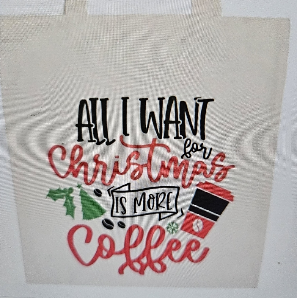 A Girl Thing Christmas Coffee Tote